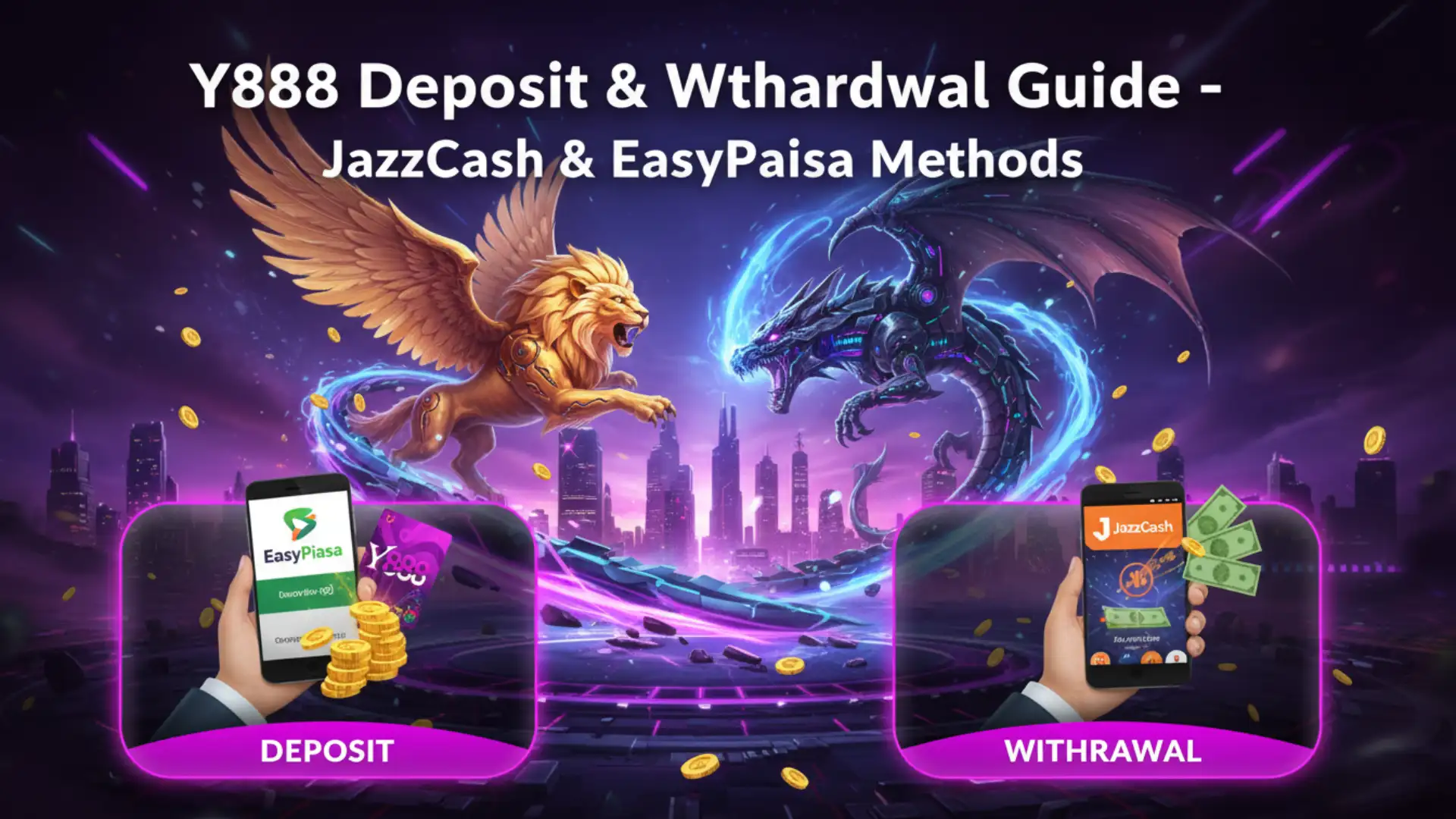 Y888 Deposit & Withdrawal Y888 Deposit and Withdrawal via JazzCash and Easypaisa Pakistan